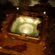 Armstark Whirlpool beleuchtet bei Nacht Garten Steine