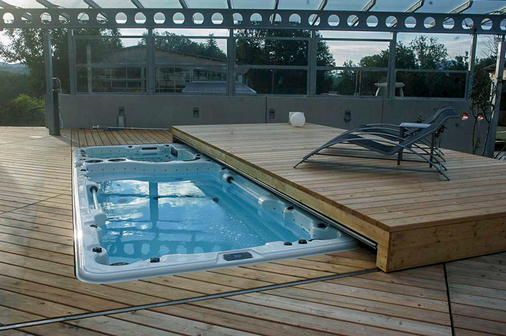 Swim Spa und Pool Lounge