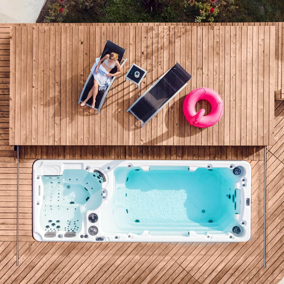 Armstark Pool Lounge® mit Swim Spa