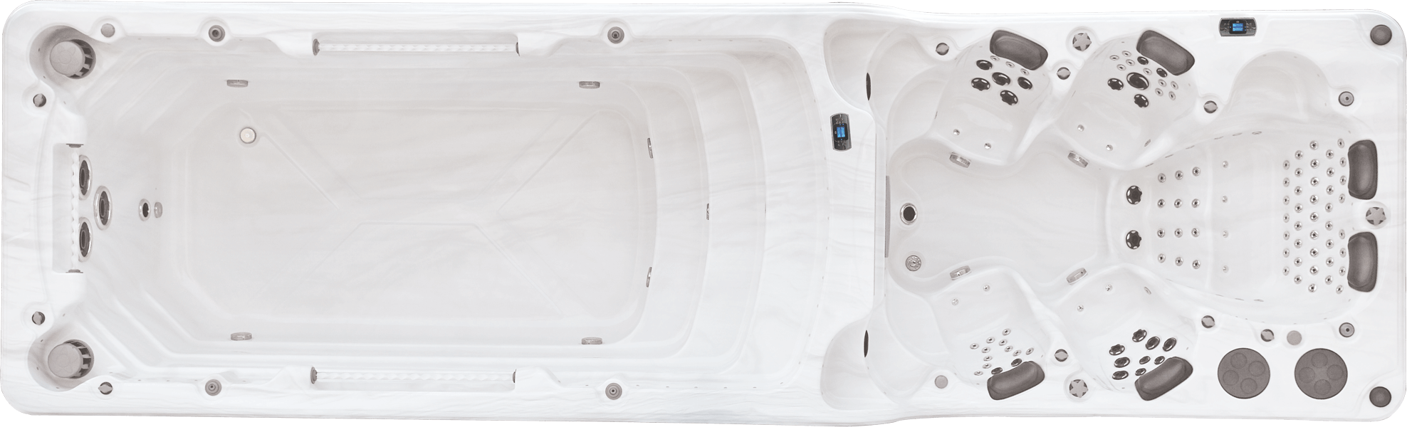 Armstark Swimspa Luxema Draufsicht Armstark Swim Spa Luxema Draufsicht
