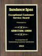 2022 Sundance Exceptional Customer Service Award.