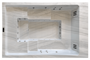 Armstark Pool Lagoon Spa Draufsicht Platin